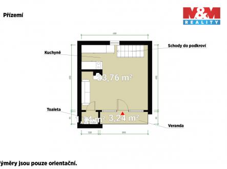 Prodej chaty/rekreačního objektu, 42 m²