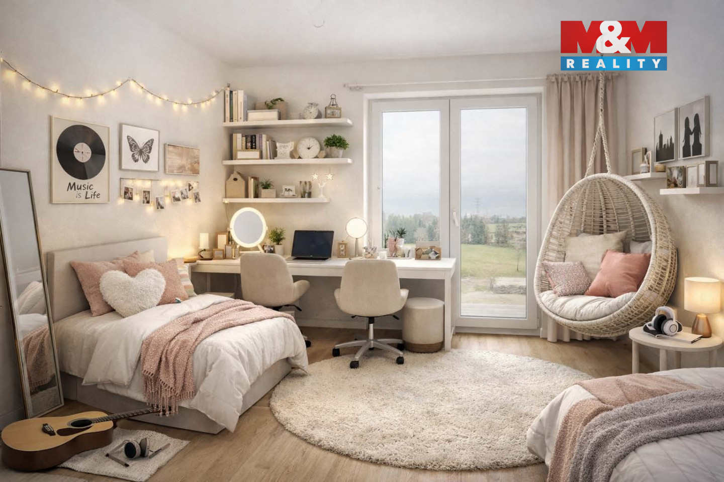 vizualizace dětský pokoj