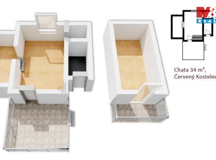 Prodej chaty/rekreačního objektu, 34 m²