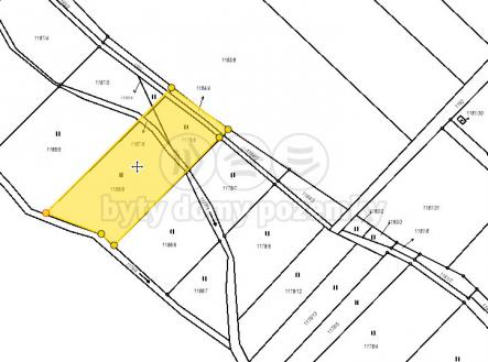 Prodej pozemku, les, 1 901 m²