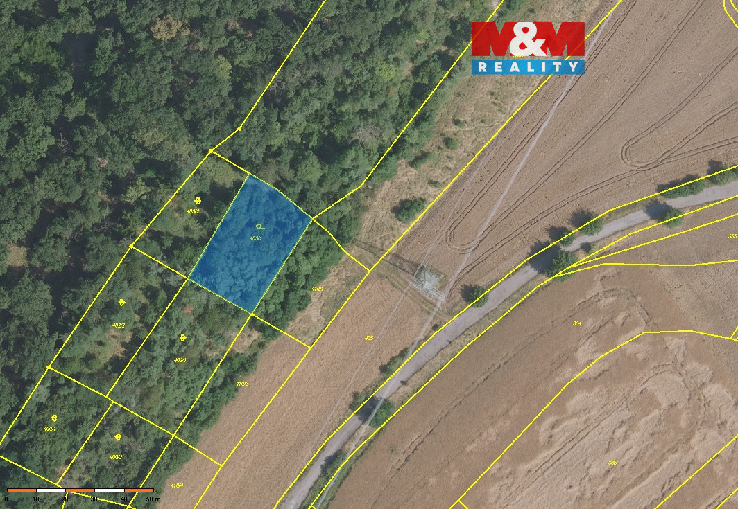 poz.403/1 o vel.1039m2 zahrada