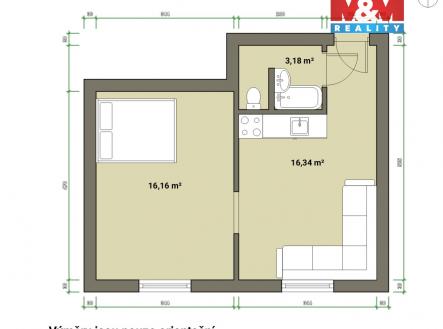 Prodej bytu, 1+1, 35 m²