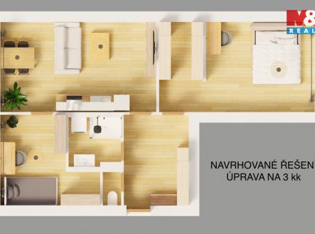 Prodej bytu, 2+1, 65 m²