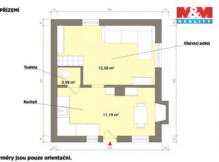 Prodej chaty/rekreačního objektu, 50 m²