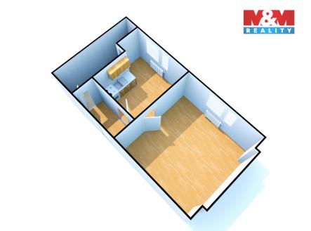 Pronájem bytu, 1+1, 38 m²