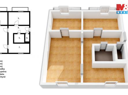 Prodej bytu, 3+1, 70 m²