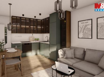 Prodej bytu, 3+kk, 51 m²