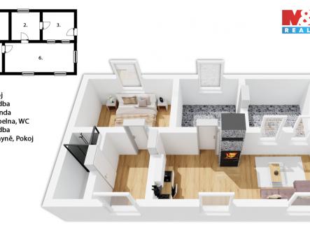 Prodej chaty/rekreačního objektu, 45 m²