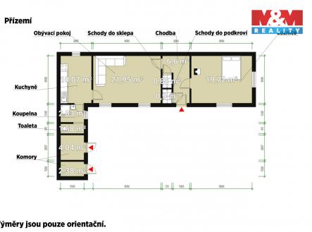 Prodej chaty/rekreačního objektu, 61 m²