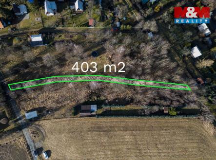 Prodej pozemku, zemědělská půda, 403 m²
