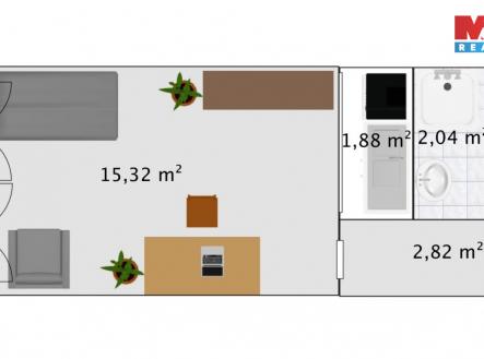 Prodej bytu, 1+kk, 25 m²