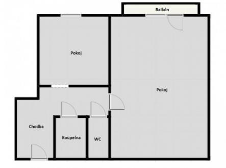 Prodej bytu, 2+kk, 56 m²