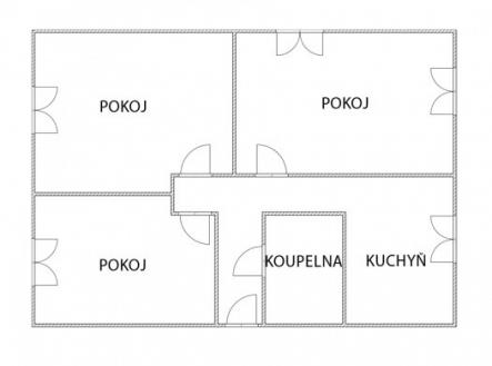 Prodej bytu, 3+1, 82 m²