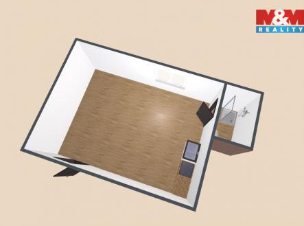 Pronájem bytu, 1+kk, 30 m²