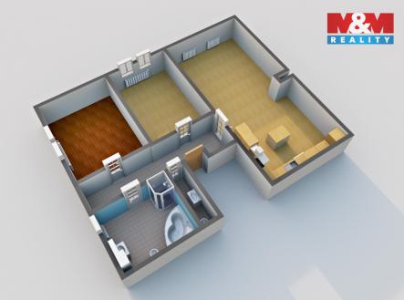 Pronájem bytu, 3+kk, 100 m²