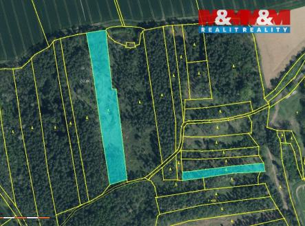 Prodej pozemku, les, 10 323 m²