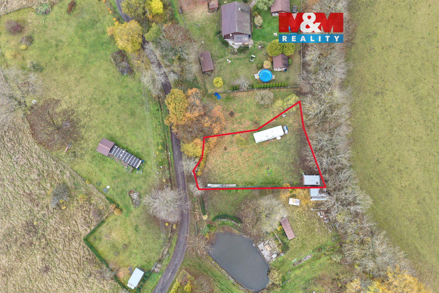 Prodej pozemku k bydlení, 913 m², Útvina