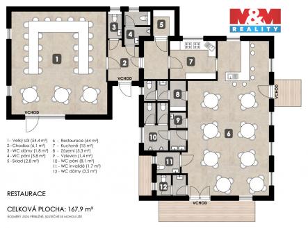 Prodej obchodní prostor, 168 m²
