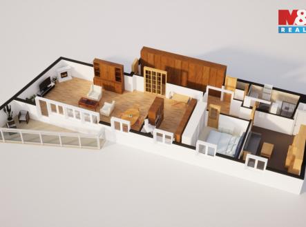 Prodej bytu, 3+1, 177 m²