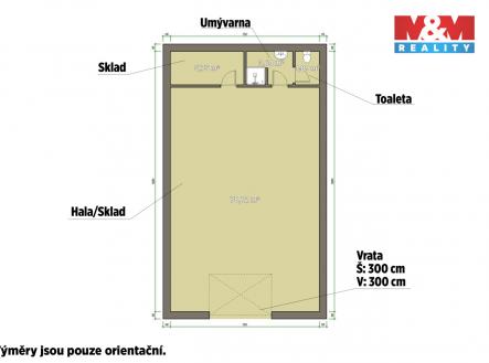 Pronájem skladovací prostor, 89 m²