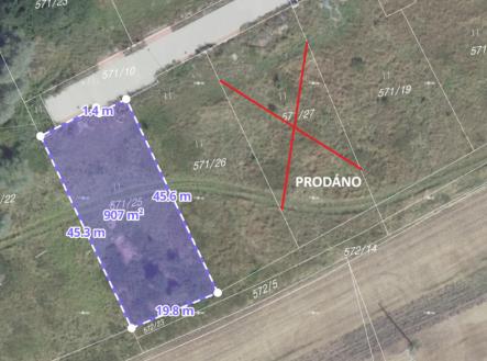 Prodej pozemku pro bydlení, 907 m²