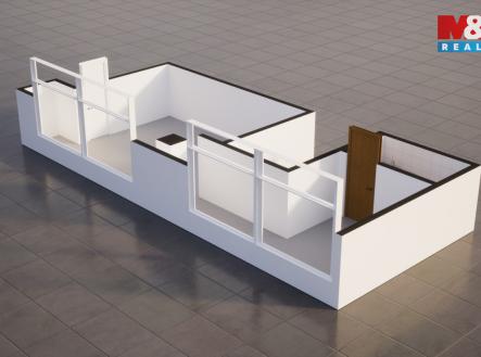 Pronájem kanceláře, 33 m²