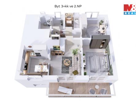 Prodej bytu, 3+kk, 79 m²