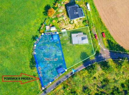 Prodej pozemku pro bydlení, 798 m²
