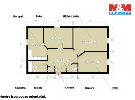 Prodej bytu, 3+1, 81 m²