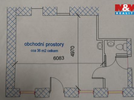 Pronájem obchodní prostor, 36 m²