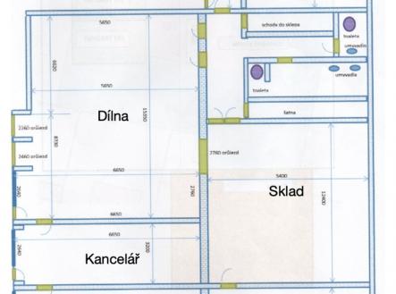 Pronájem výrobní prostor, 350 m²