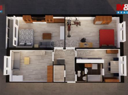 Prodej bytu, 3+1, 74 m²