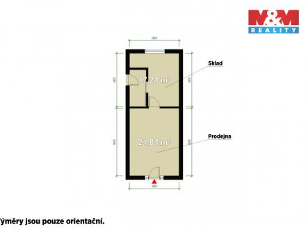 Pronájem obchodní prostor, 36 m²