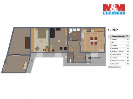 Prodej domu/vily, 203 m²