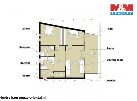 Prodej bytu, 3+kk, 93 m²