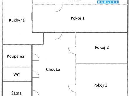 Prodej bytu, 3+1, 68 m²