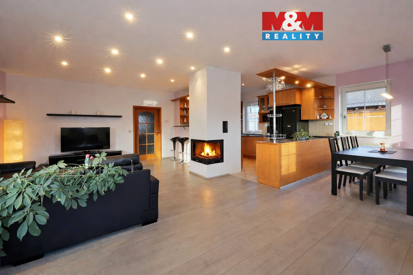 Krb v obýváku v přízemí