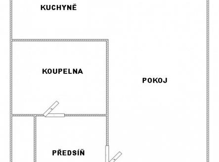 Pronájem bytu, 1+kk, 26 m²