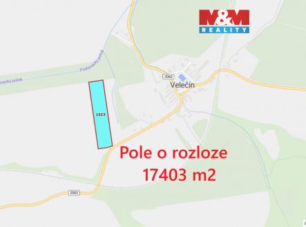 Prodej pozemku, zemědělská půda, 17 403 m²