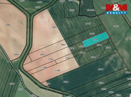 Prodej pozemku, zemědělská půda, 13 696 m²