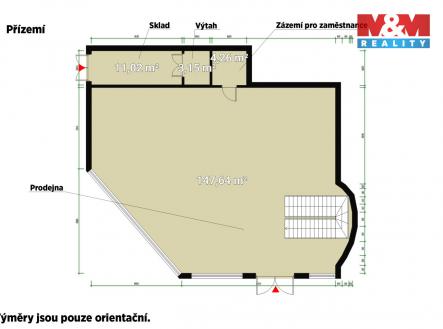 Pronájem obchodní prostor, 598 m²