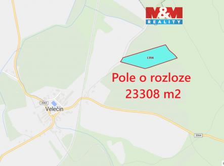Prodej pozemku, zemědělská půda, 23 308 m²