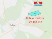 Prodej pozemku, zemědělská půda, 23 308 m²