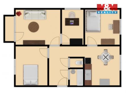 Prodej bytu, 4+1, 77 m²