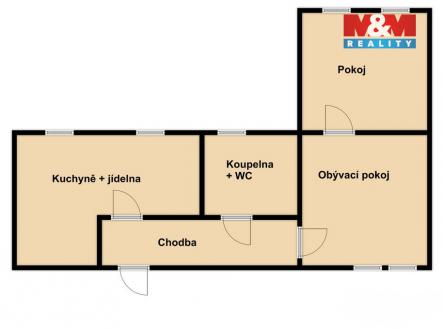 Pronájem bytu, 3+kk, 88 m²