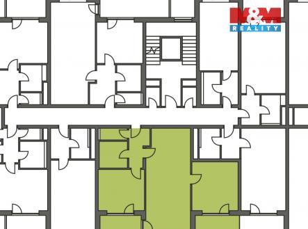 Pronájem bytu, 3+kk, 77 m²