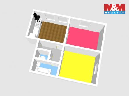 Pronájem bytu, 3+kk, 84 m²