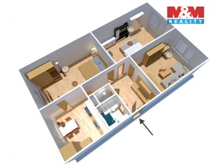 Prodej bytu, 3+1, 82 m²