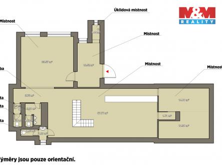 Pronájem obchodní prostor, 208 m²