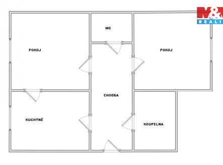 Prodej bytu, 2+1, 60 m²